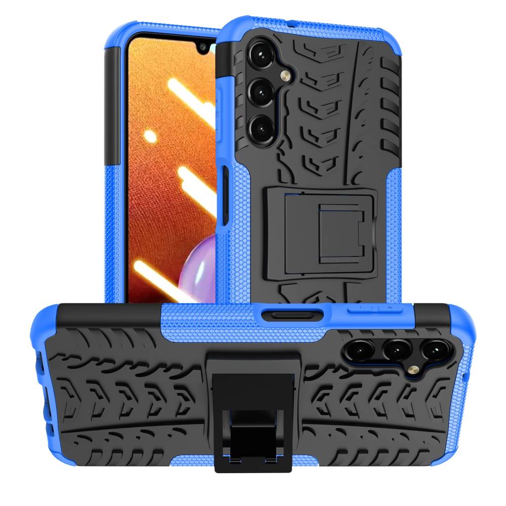 Outdoor Hülle für Samsung Galaxy A14 Tire Rutschfest Kickstand PC TPU Cover Case