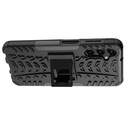 Outdoor Hülle für Samsung Galaxy A14 Tire Rutschfest Kickstand PC TPU Cover Case