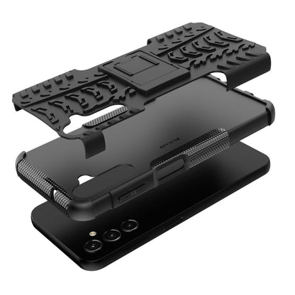 Outdoor Hülle für Samsung Galaxy A14 Tire Rutschfest Kickstand PC TPU Cover Case