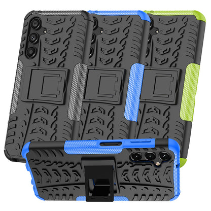 Outdoor Hülle für Samsung Galaxy A14 Tire Rutschfest Kickstand PC TPU Cover Case