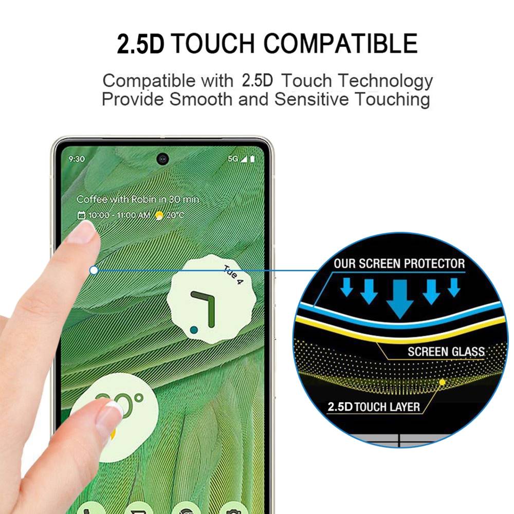 Schutzglas für Google Pixel 7 Full Cover Full Glue Tempered Glass Folie Film