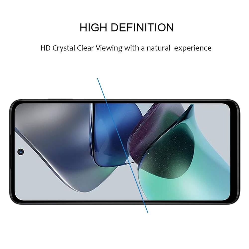 Schutzglas für Motorola Moto G23 Full Cover Full Glue Tempered Glass Folie Film