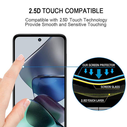 Schutzglas für Motorola Moto G23 Full Cover Full Glue Tempered Glass Folie Film