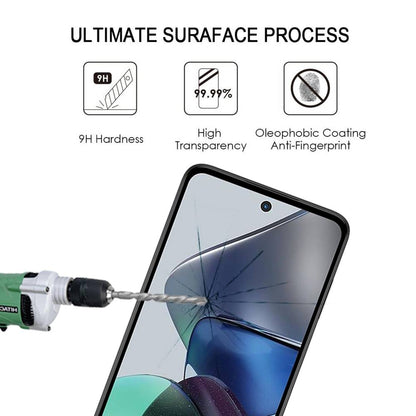 Schutzglas für Motorola Moto G23 Full Cover Full Glue Tempered Glass Folie Film