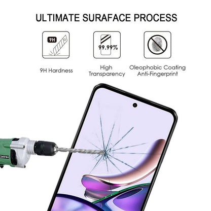Schutzglas für Motorola Moto G13 Full Cover Full Glue Tempered Glass Folie Film