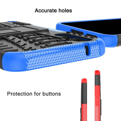 Outdoor Hülle für Samsung Galaxy A34 Tire Rutschfest Kickstand PC TPU Cover Case