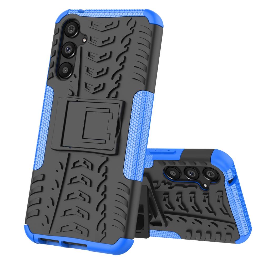 Outdoor Hülle für Samsung Galaxy A34 Tire Rutschfest Kickstand PC TPU Cover Case