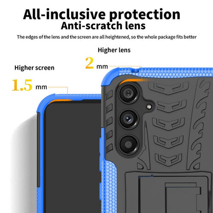Outdoor Hülle für Samsung Galaxy A54 Tire Rutschfest Kickstand PC TPU Cover Case
