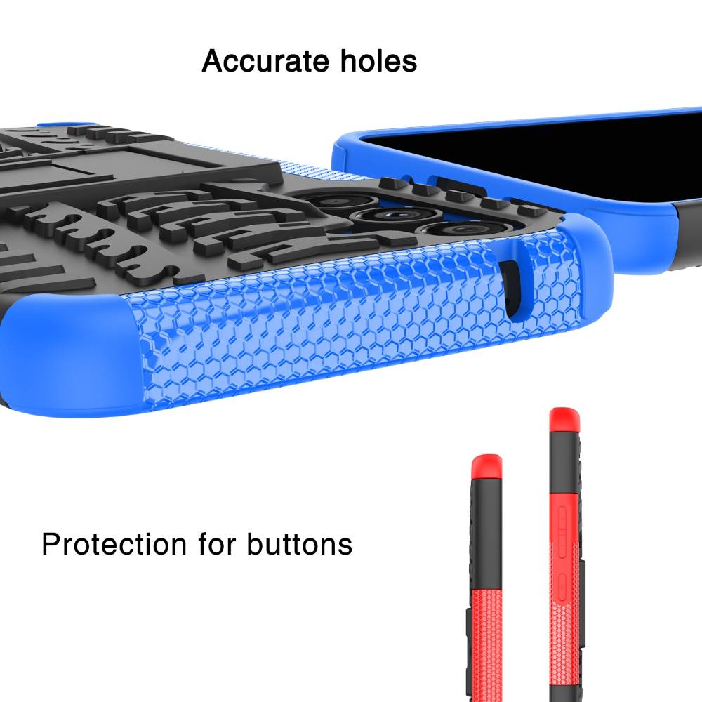 Outdoor Hülle für Samsung Galaxy A54 Tire Rutschfest Kickstand PC TPU Cover Case