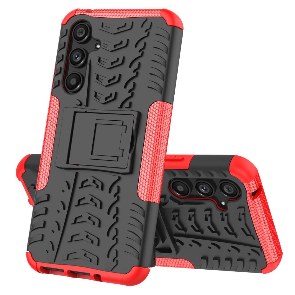 Outdoor Hülle für Samsung Galaxy A54 Tire Rutschfest Kickstand PC TPU Cover Case