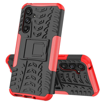 Outdoor Hülle für Samsung Galaxy A54 Tire Rutschfest Kickstand PC TPU Cover Case