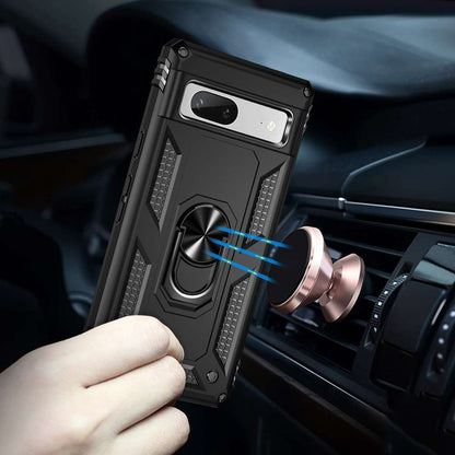 Outdoor Hülle für Google Pixel 7a TPU PC Hybrid Sergeant Armor Ring Cover Case