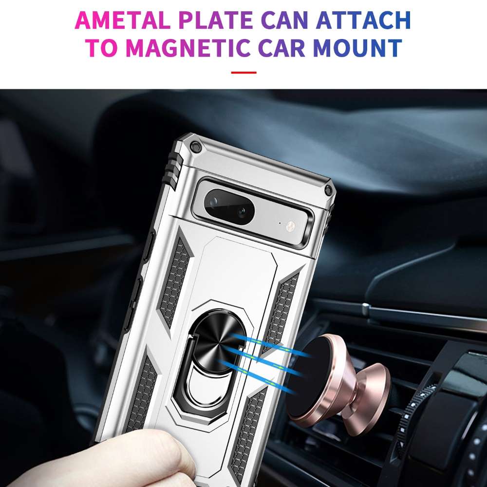 Outdoor Hülle für Google Pixel 7a TPU PC Hybrid Sergeant Armor Ring Cover Case