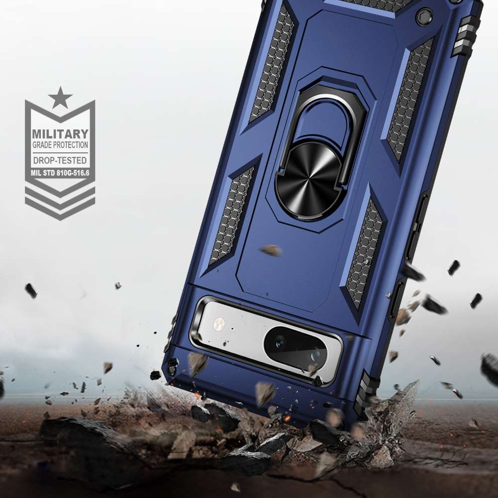 Outdoor Hülle für Google Pixel 7a TPU PC Hybrid Sergeant Armor Ring Cover Case