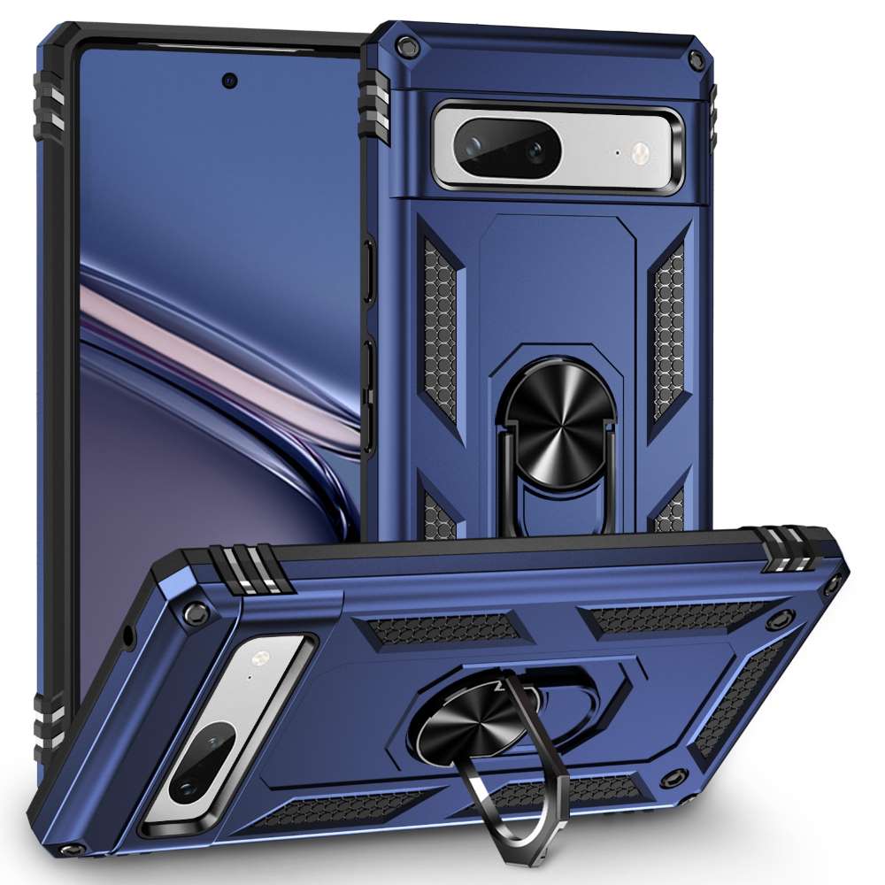Outdoor Hülle für Google Pixel 7a TPU PC Hybrid Sergeant Armor Ring Cover Case