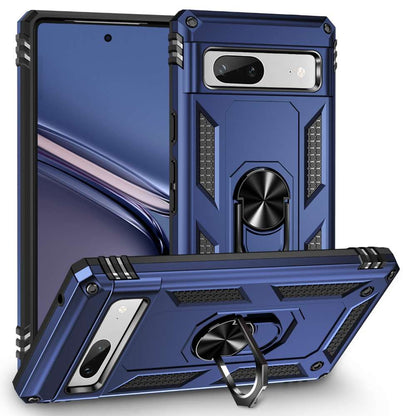 Outdoor Hülle für Google Pixel 7a TPU PC Hybrid Sergeant Armor Ring Cover Case