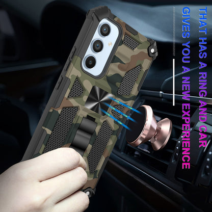 Outdoor Hülle für Samsung Galaxy A54 Camouflage Shockproof Schutz Armor Cover