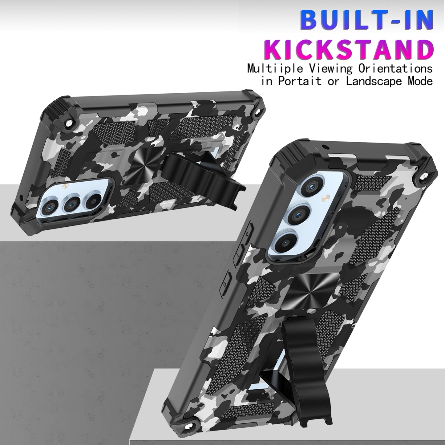 Outdoor Hülle für Samsung Galaxy A54 Camouflage Shockproof Schutz Armor Cover