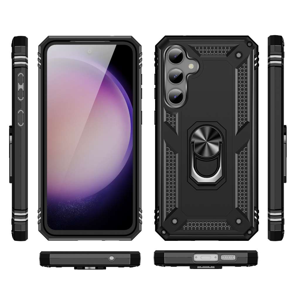 Outdoor Hülle für Samsung Galaxy S23 FE TPU PC Hybrid Sergeant Armor Schutzcover