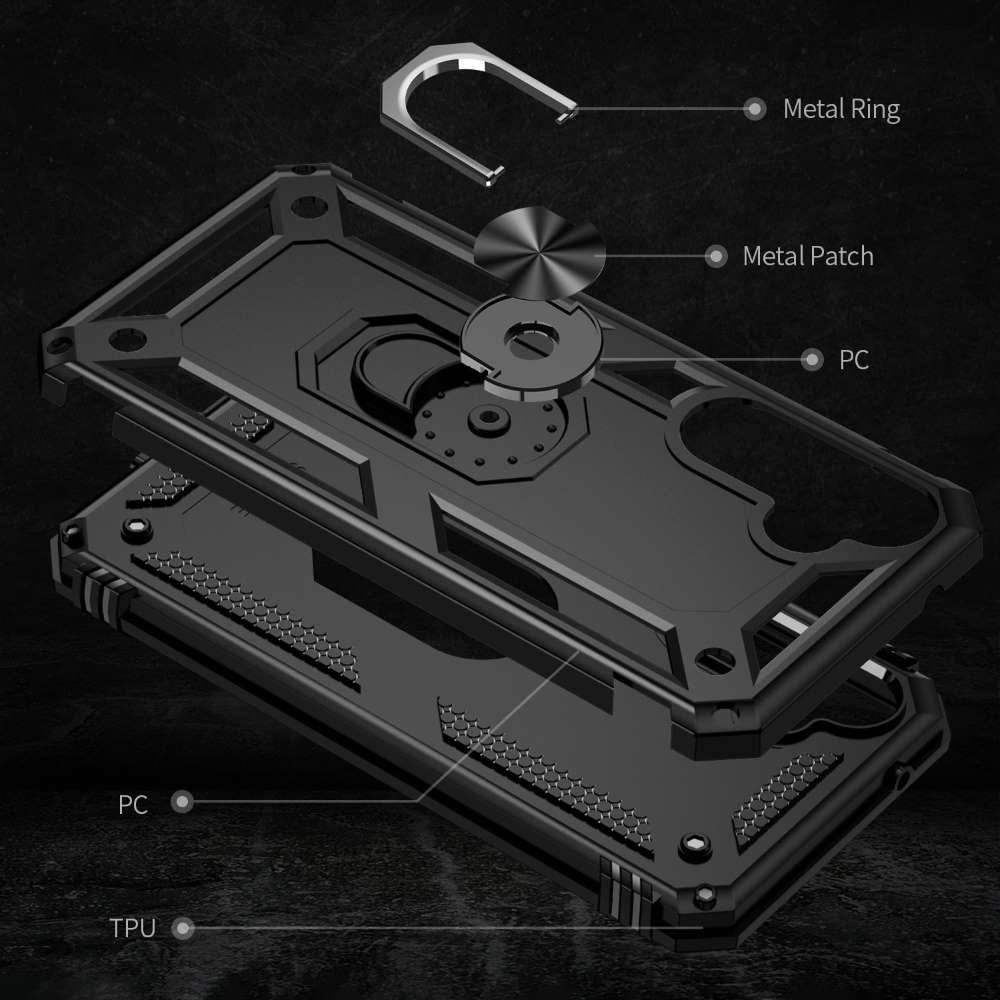 Outdoor Hülle für Samsung Galaxy S23 FE TPU PC Hybrid Sergeant Armor Schutzcover