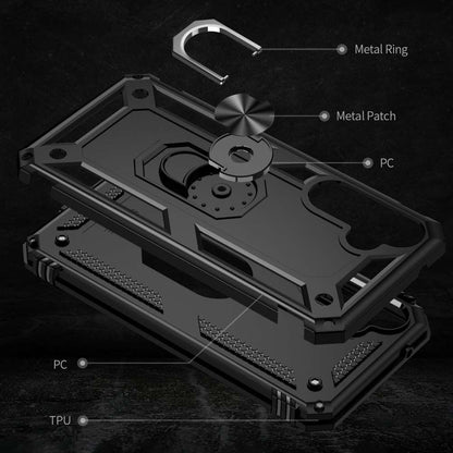 Outdoor Hülle für Samsung Galaxy S23 FE TPU PC Hybrid Sergeant Armor Schutzcover