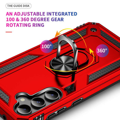 Outdoor Hülle für Samsung Galaxy S23 FE TPU PC Hybrid Sergeant Armor Schutzcover