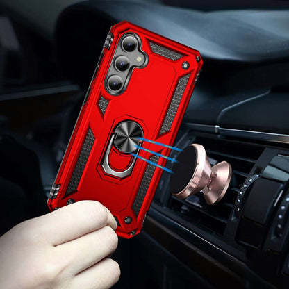 Outdoor Hülle für Samsung Galaxy S23 FE TPU PC Hybrid Sergeant Armor Schutzcover
