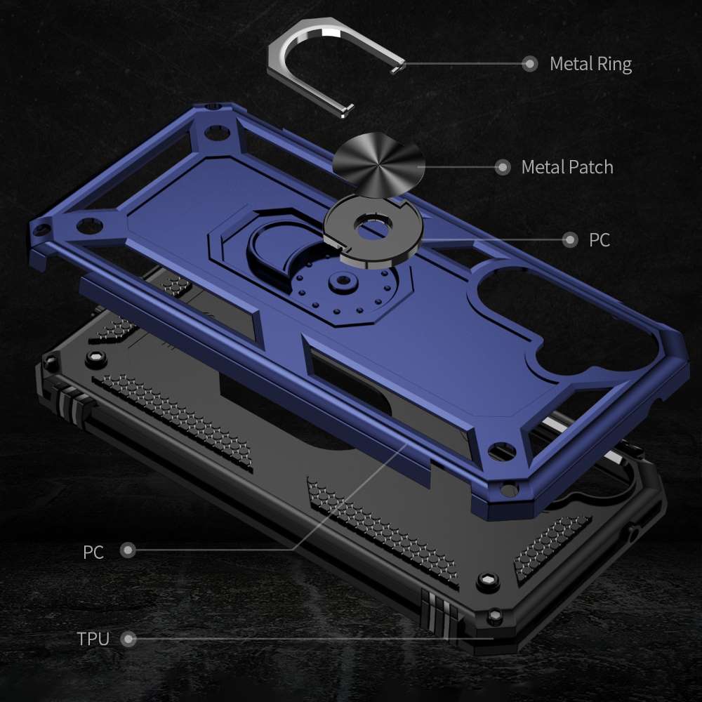 Outdoor Hülle für Samsung Galaxy S23 FE TPU PC Hybrid Sergeant Armor Schutzcover
