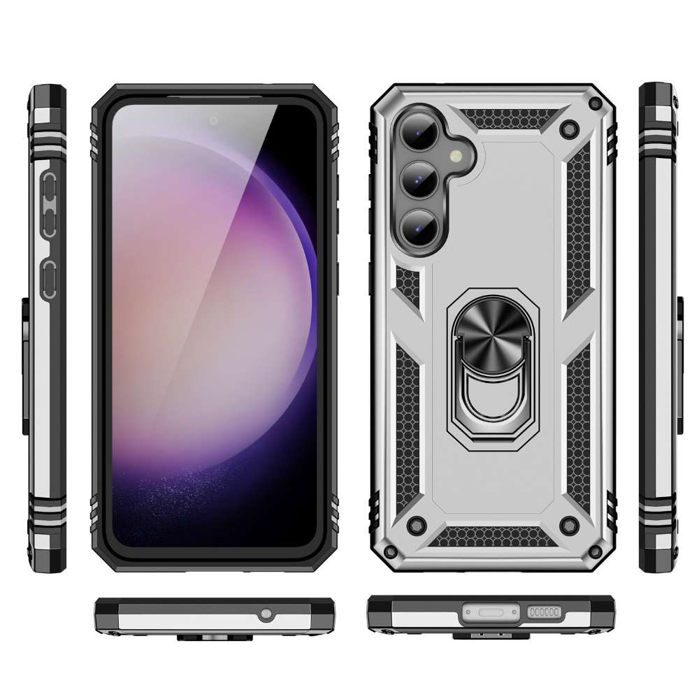 Outdoor Hülle für Samsung Galaxy S23 FE TPU PC Hybrid Sergeant Armor Schutzcover