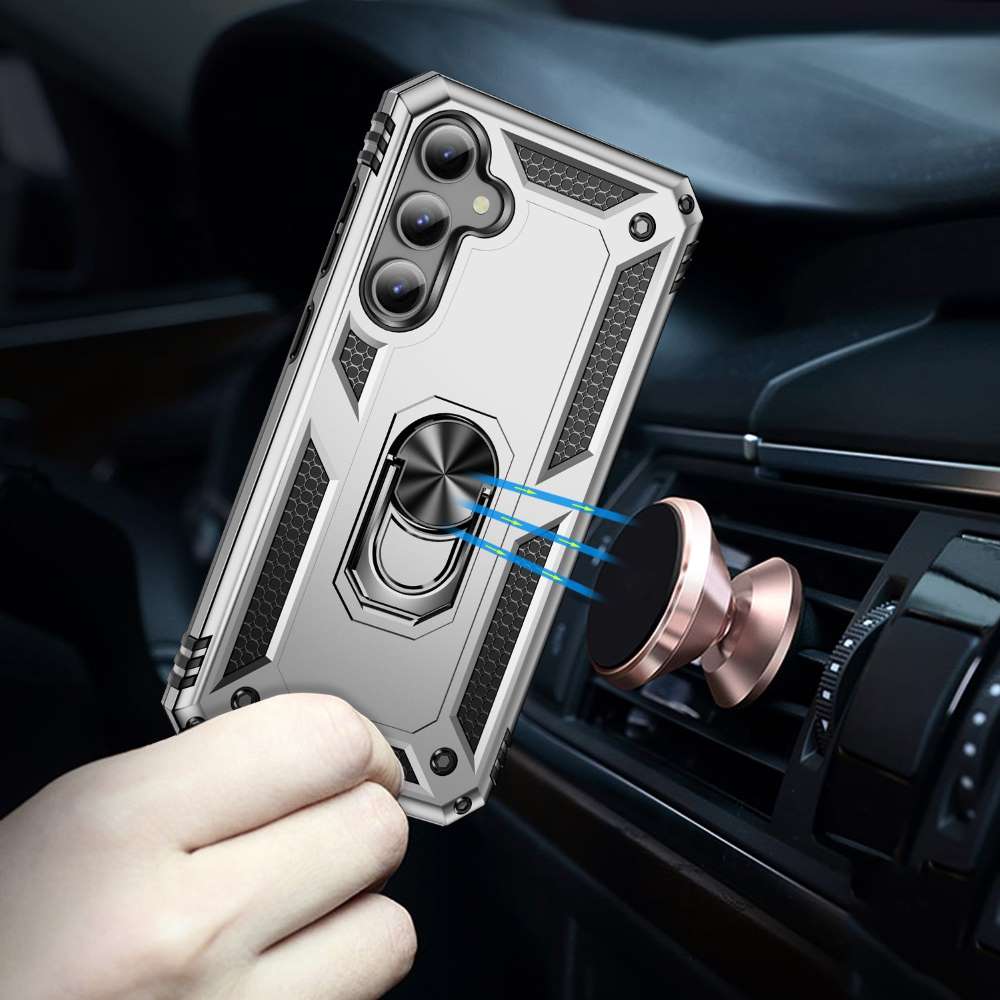 Outdoor Hülle für Samsung Galaxy S23 FE TPU PC Hybrid Sergeant Armor Schutzcover