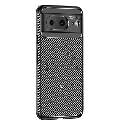 TPU Hülle für Google Pixel 8 Carbon Fiber Muster Shockproof Back Cover Case