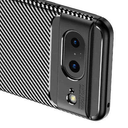 TPU Hülle für Google Pixel 8 Carbon Fiber Muster Shockproof Back Cover Case