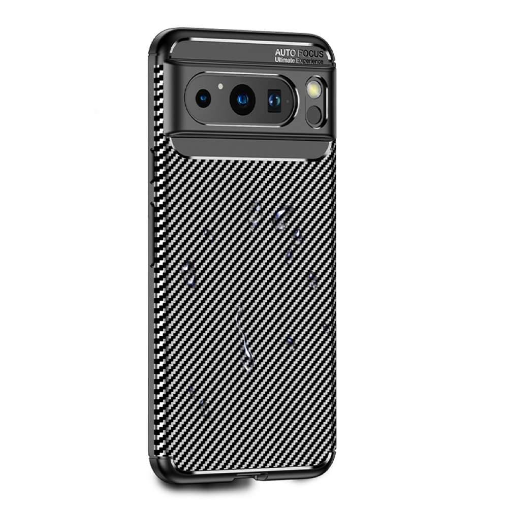 TPU Hülle für Google Pixel 8 PRO Carbon Fiber Muster Shockproof Back Cover Case