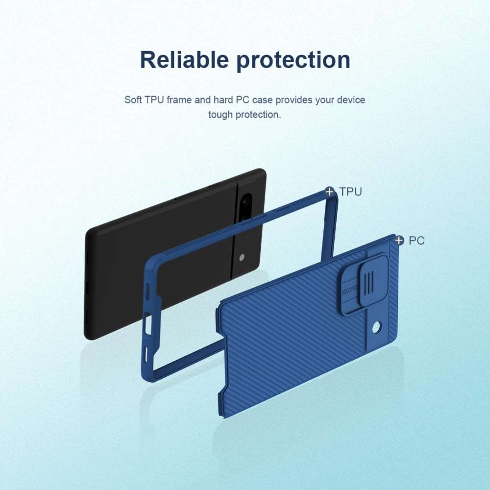 NILLKIN Hybrid Hülle für Google Pixel 7a Camshield Pro Case Handy Full Cover