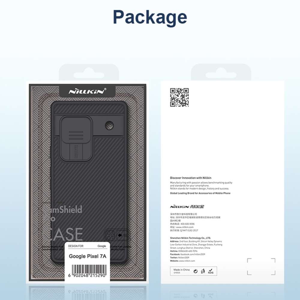 NILLKIN Hybrid Hülle für Google Pixel 7a Camshield Pro Case Handy Full Cover
