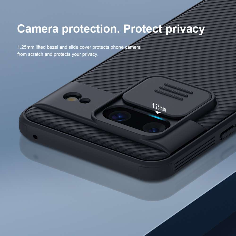 NILLKIN Hybrid Hülle für Google Pixel 8 Camshield Pro Case Schutz PC Handy Cover