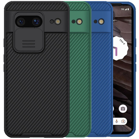 NILLKIN Hybrid Hülle für Google Pixel 8 Camshield Pro Case Schutz PC Handy Cover