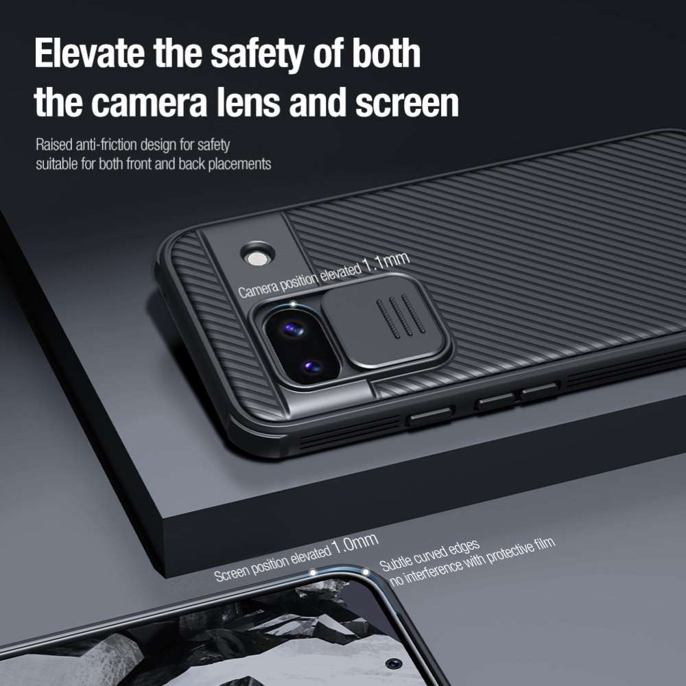 NILLKIN Hybrid Hülle für Google Pixel 8a Camshield Pro Case Handy Full Cover