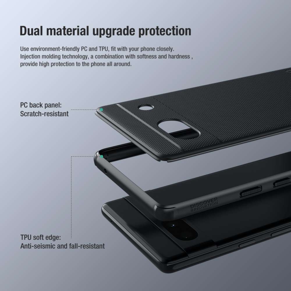NILLKIN Hard Cover für Google Pixel 7a Super Frosted Pro Case Matte Schutz Hülle