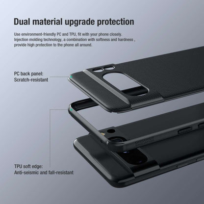 NILLKIN Hard Cover für Google Pixel 8 PRO Super Frosted Pro Matte Hülle PC TPU