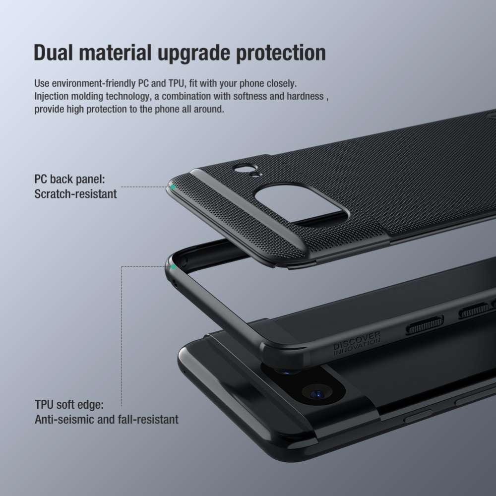 NILLKIN Hard Cover für Google Pixel 8 Super Frosted Pro Case Matte Schutz Hülle