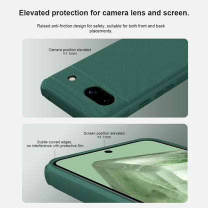 NILLKIN Hard Cover für Google Pixel 8a Super Frosted Pro Case Matte Schutz Hülle