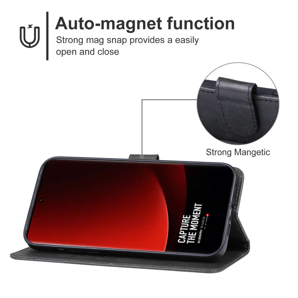 Handy Tasche für Xiaomi 14 Ultra Wallet Magnet Klappetui Hülle Kartenfach Case