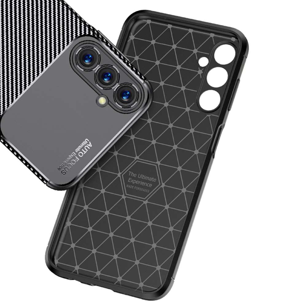 TPU Hülle für Samsung Galaxy A05s Carbon Fiber Muster Shockproof Back Cover Case