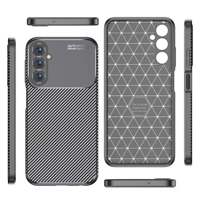 TPU Hülle für Samsung Galaxy A05s Carbon Fiber Muster Shockproof Back Cover Case