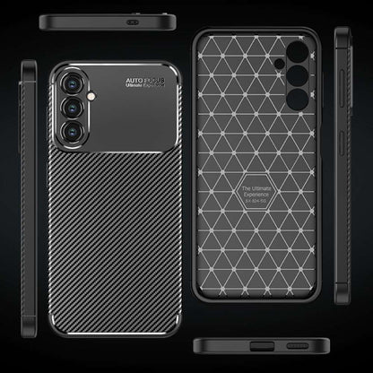 TPU Hülle für Samsung Galaxy S24 PLUS Carbon Fiber Muster Shockproof Cover Case