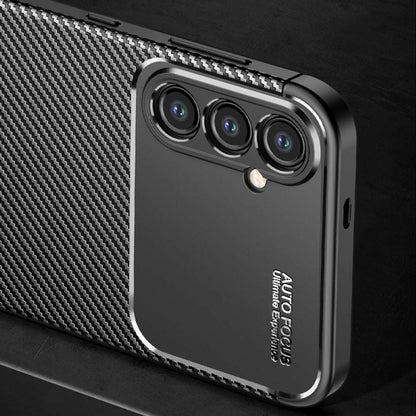 TPU Hülle für Samsung Galaxy S24 PLUS Carbon Fiber Muster Shockproof Cover Case