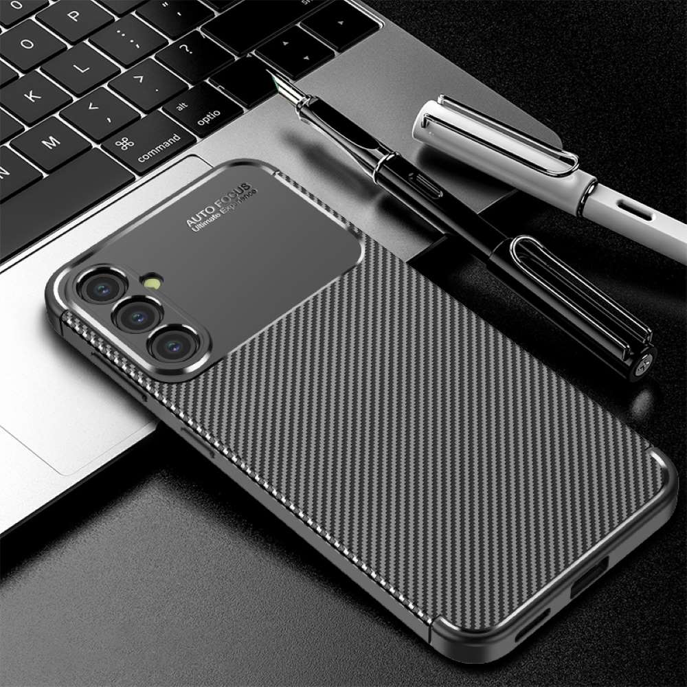 TPU Hülle für Samsung Galaxy S24 PLUS Carbon Fiber Muster Shockproof Cover Case