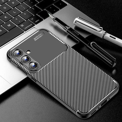 TPU Hülle für Samsung Galaxy A35 Carbon Fiber Muster Shockproof Back Cover Case