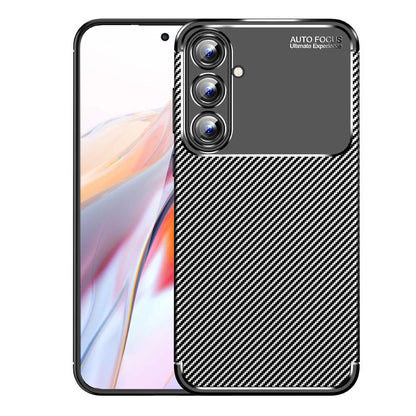 TPU Hülle für Samsung Galaxy A55 Carbon Fiber Muster Shockproof Back Cover Case